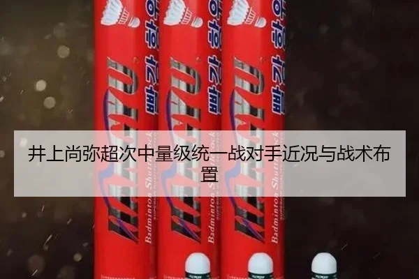 井上尚弥超次中量级统一战对手近况与战术布置